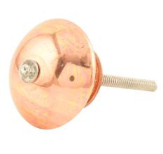 Copper Round Flat Cabinet Knobs